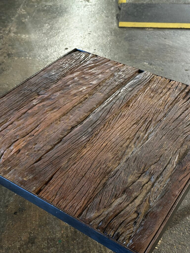 Iron + Wood Coffee Table