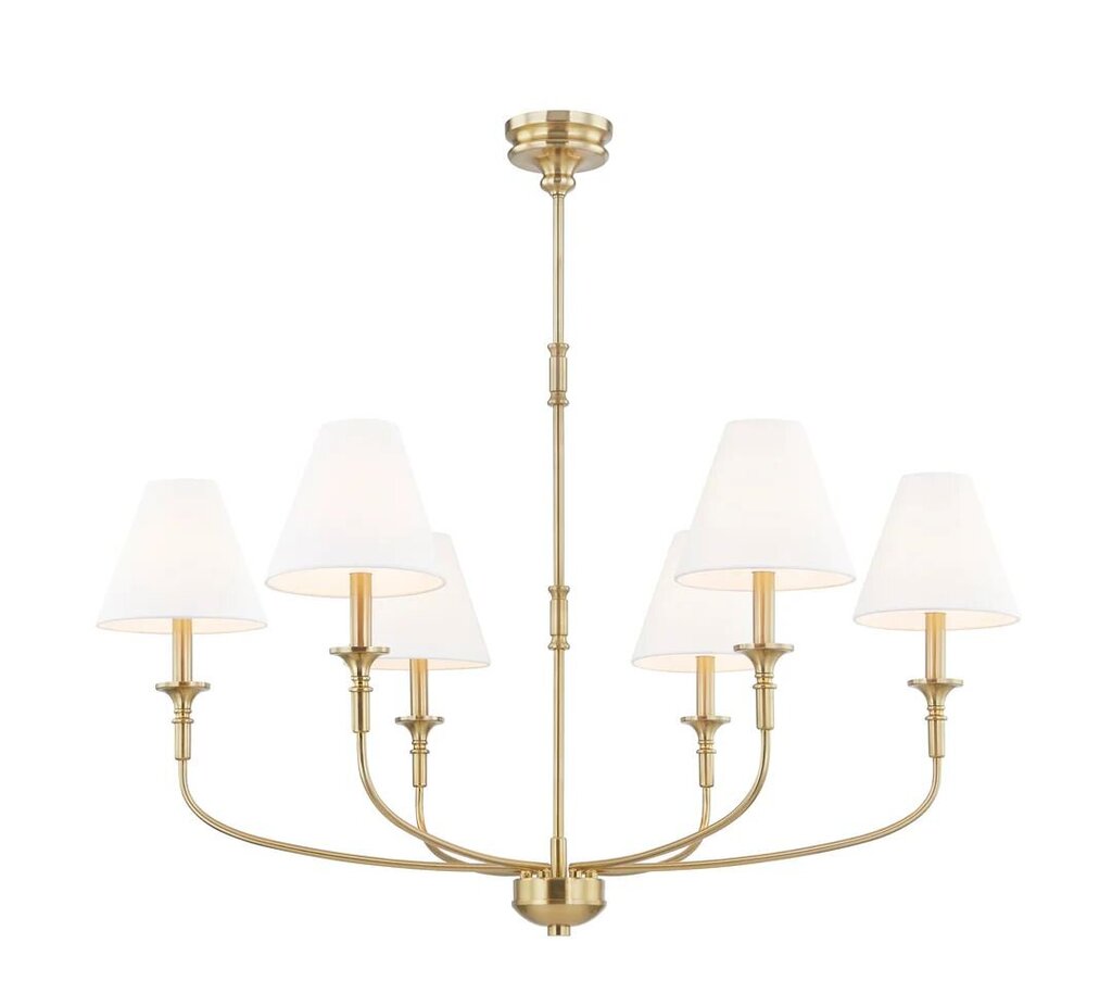 Barton Antique Brass Chandelier