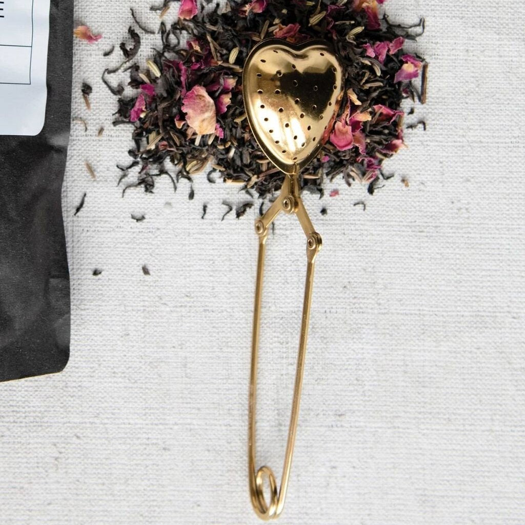 Loose Leaf Tea Heart Strainer