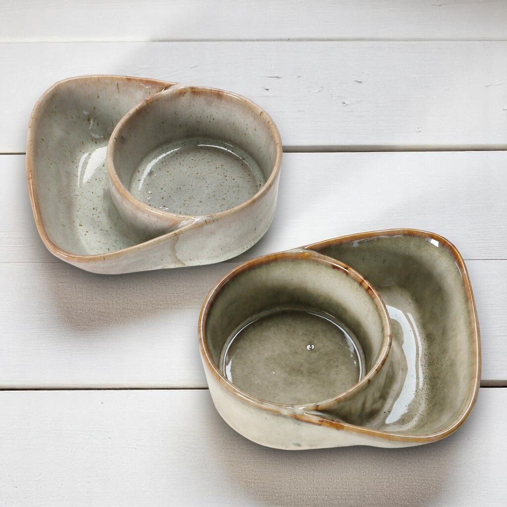 Stoneware Soup & Cracker Bowl