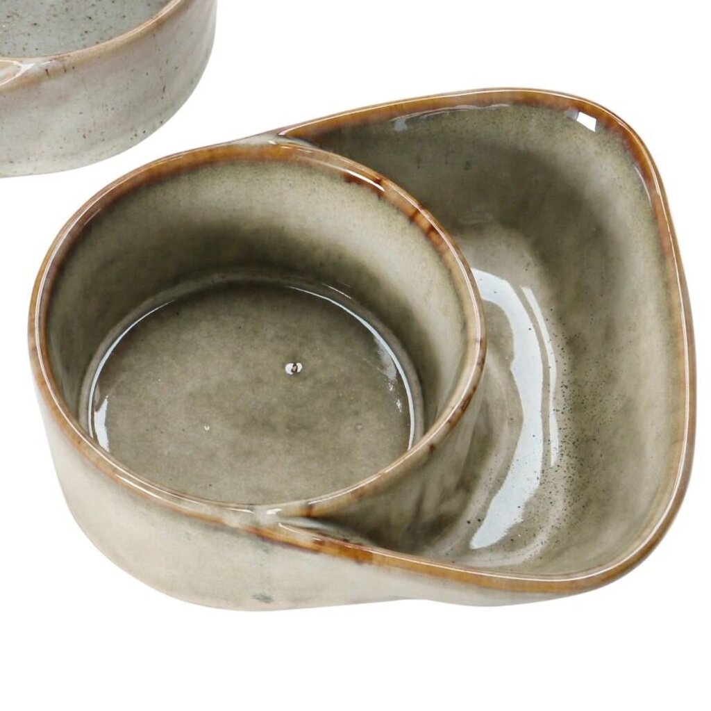 Stoneware Soup & Cracker Bowl