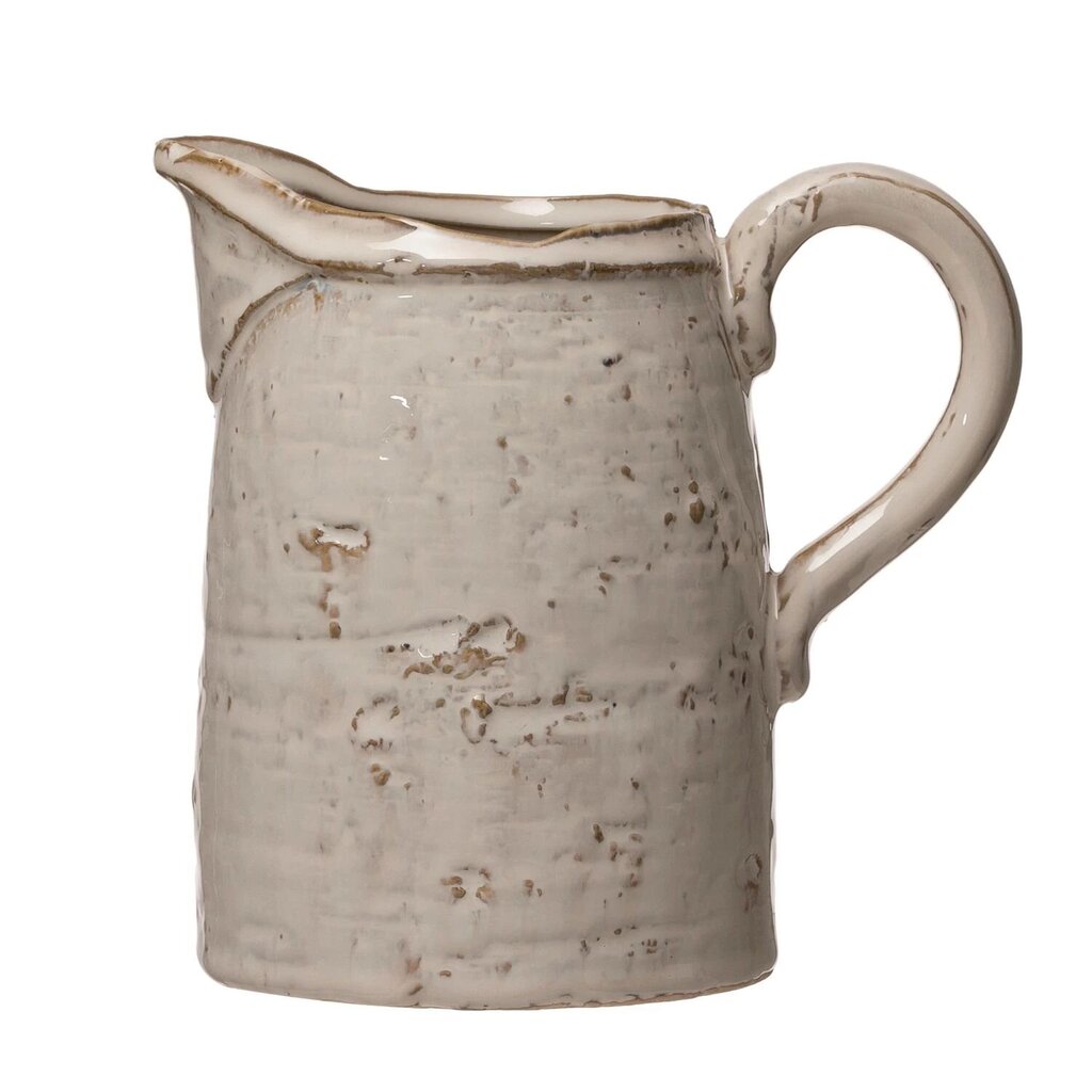 Beautiful Stoneware Pitcher w/ Glaze
