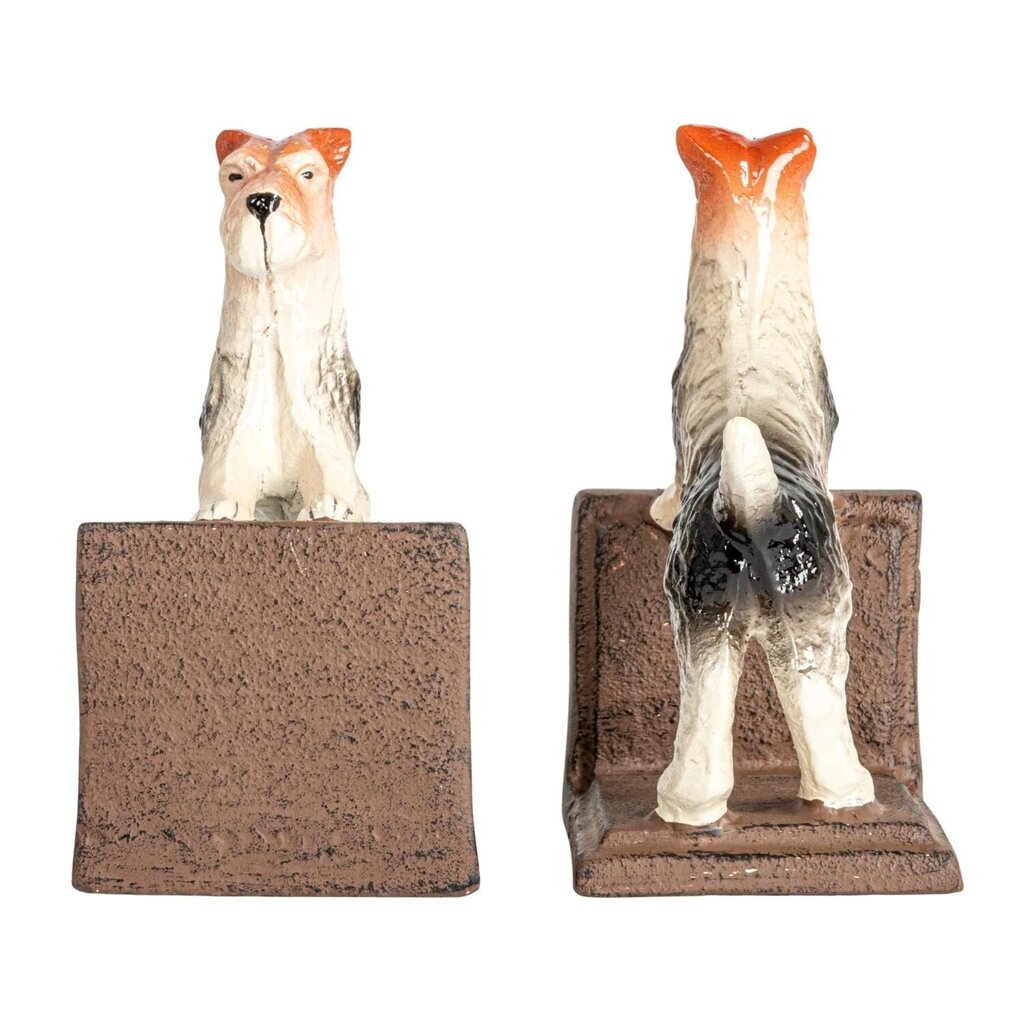Cast Iron Jack Russel Terrier Bookends