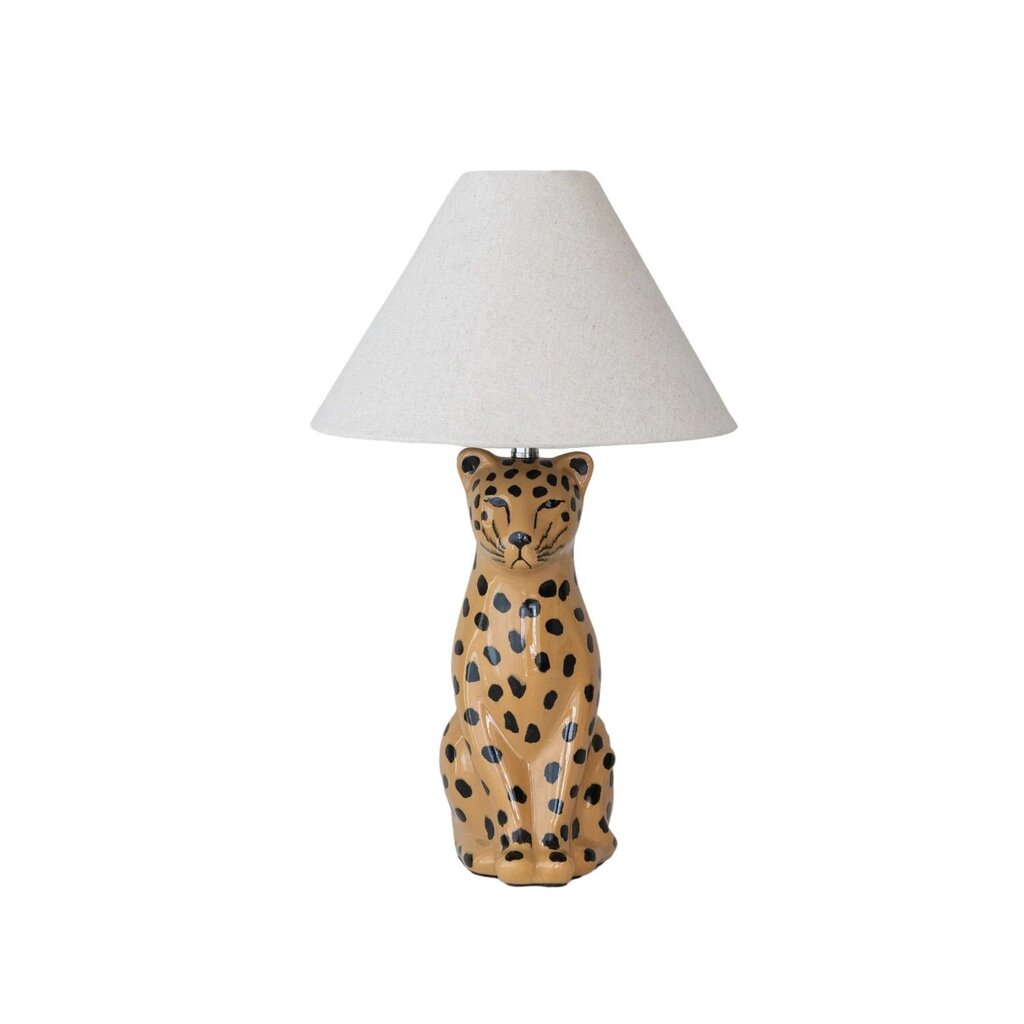 Cool Ceramic Cheetah Table Lamp