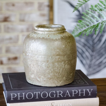 Rustic Green Bouquet Vase