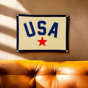 "USA" Camp Flag