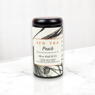 Peach Sun Tea Tin - 3 Gallons