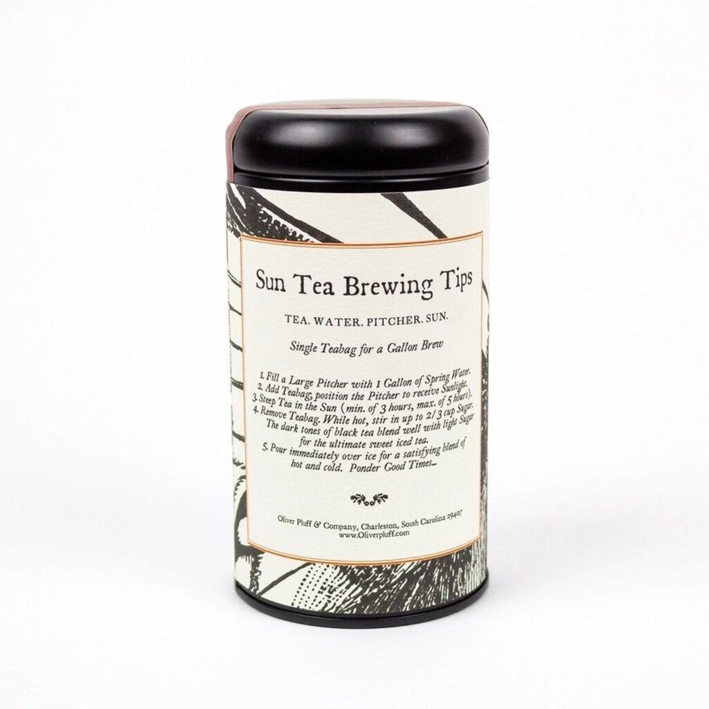 Peach Sun Tea Tin - 3 Gallons