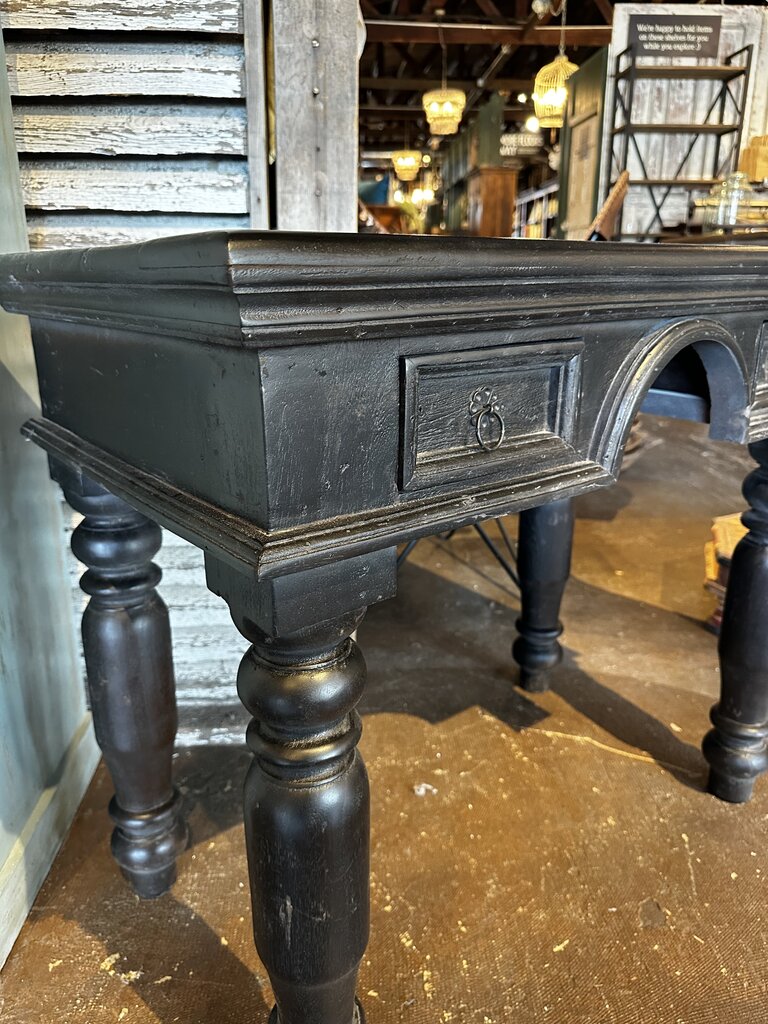 Black 2 Drawer Study Table