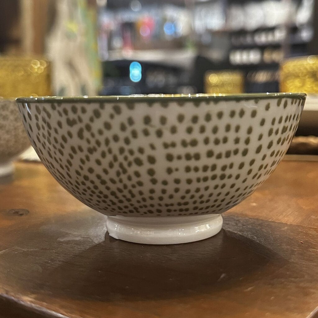 Beautiful Green Patterned Bowl