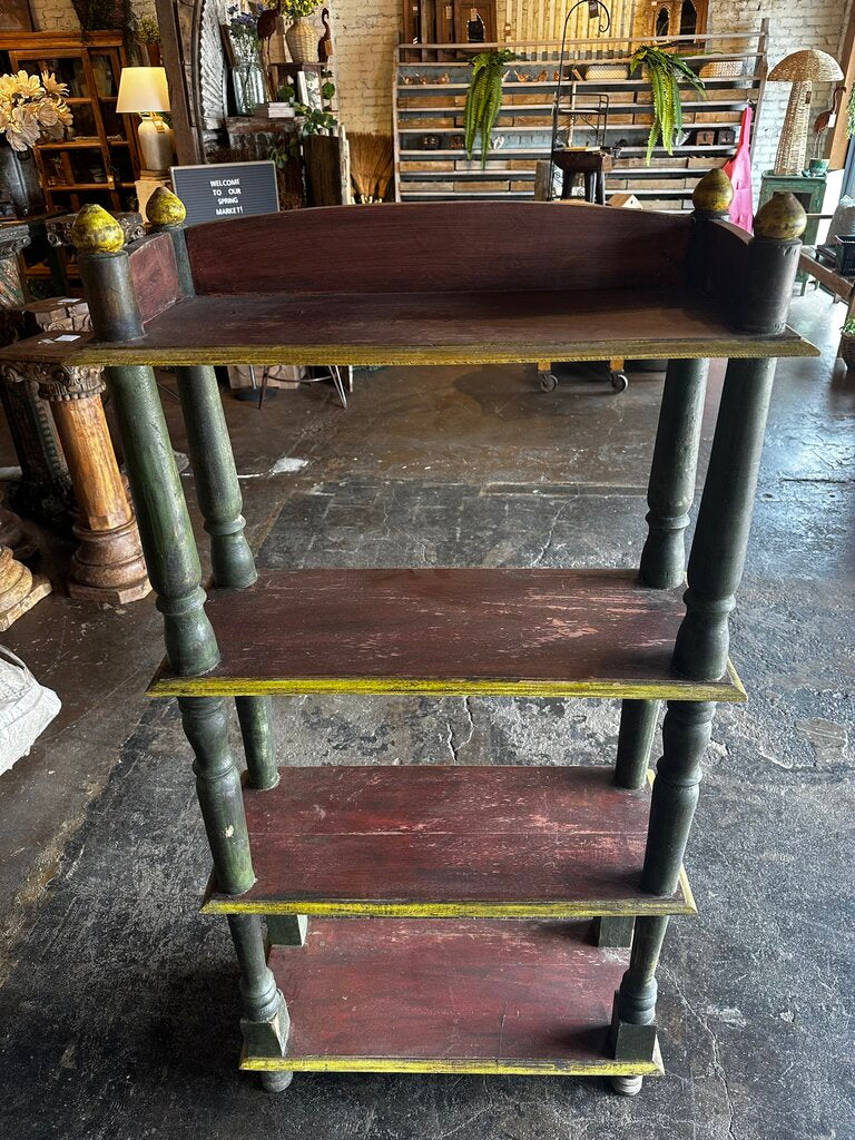 Colorful Wooden Shelf