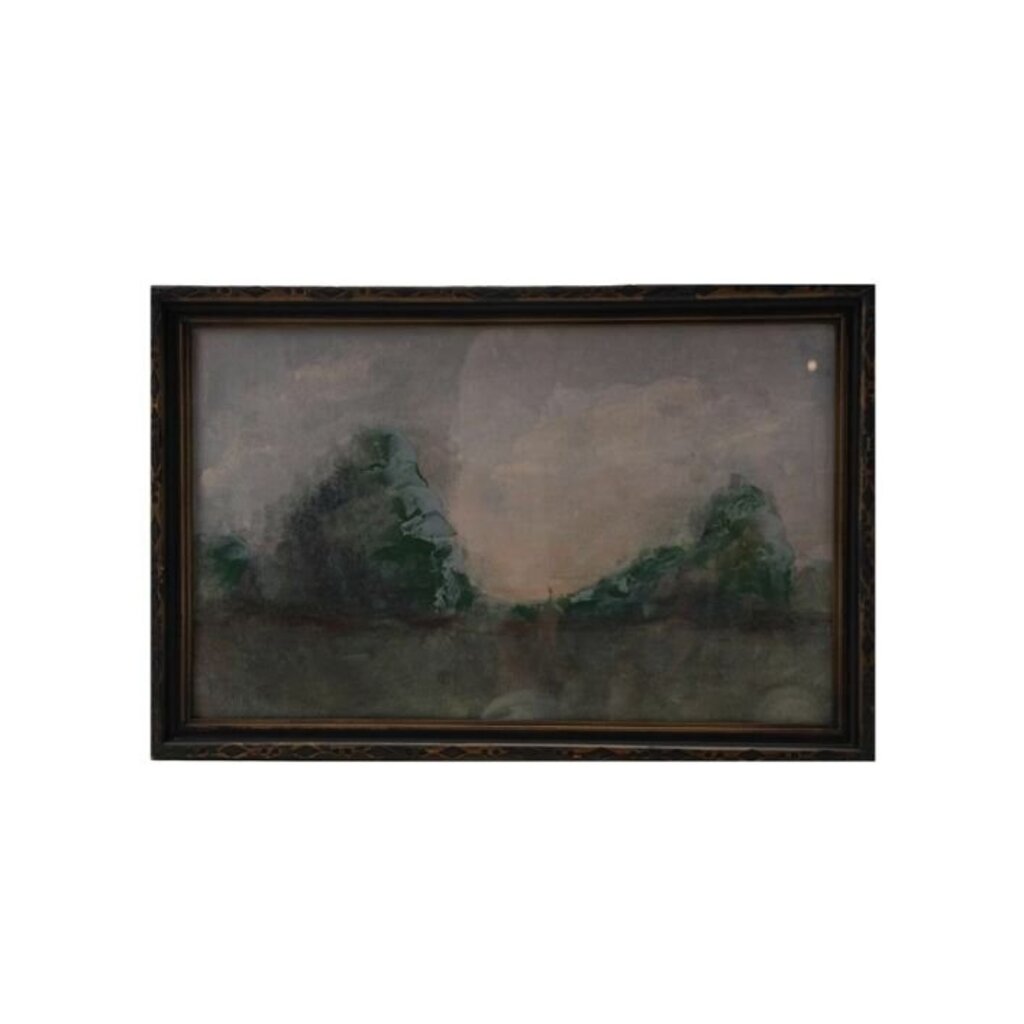 Framed Wall Decor w/ Landscape