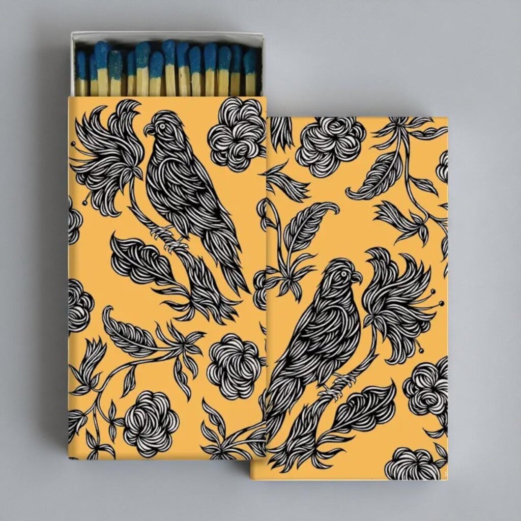 Beautiful Matchbox w Saying/Design