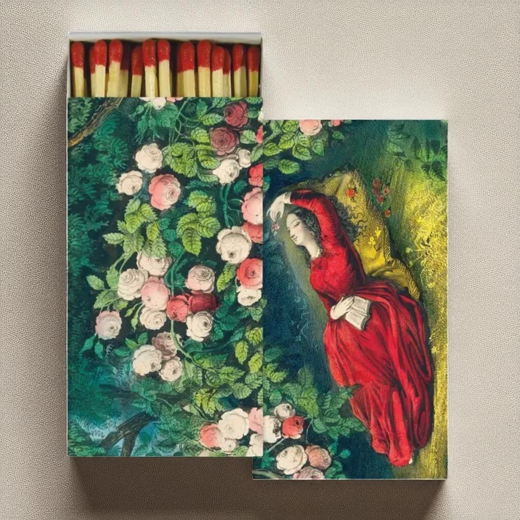 Beautiful Matchbox w Saying/Design