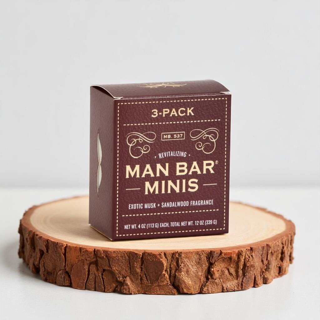 Exotic Musk & Sandalwood Man Bar Mini Set of 3