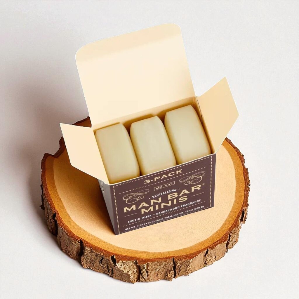 Exotic Musk & Sandalwood Man Bar Mini Set of 3