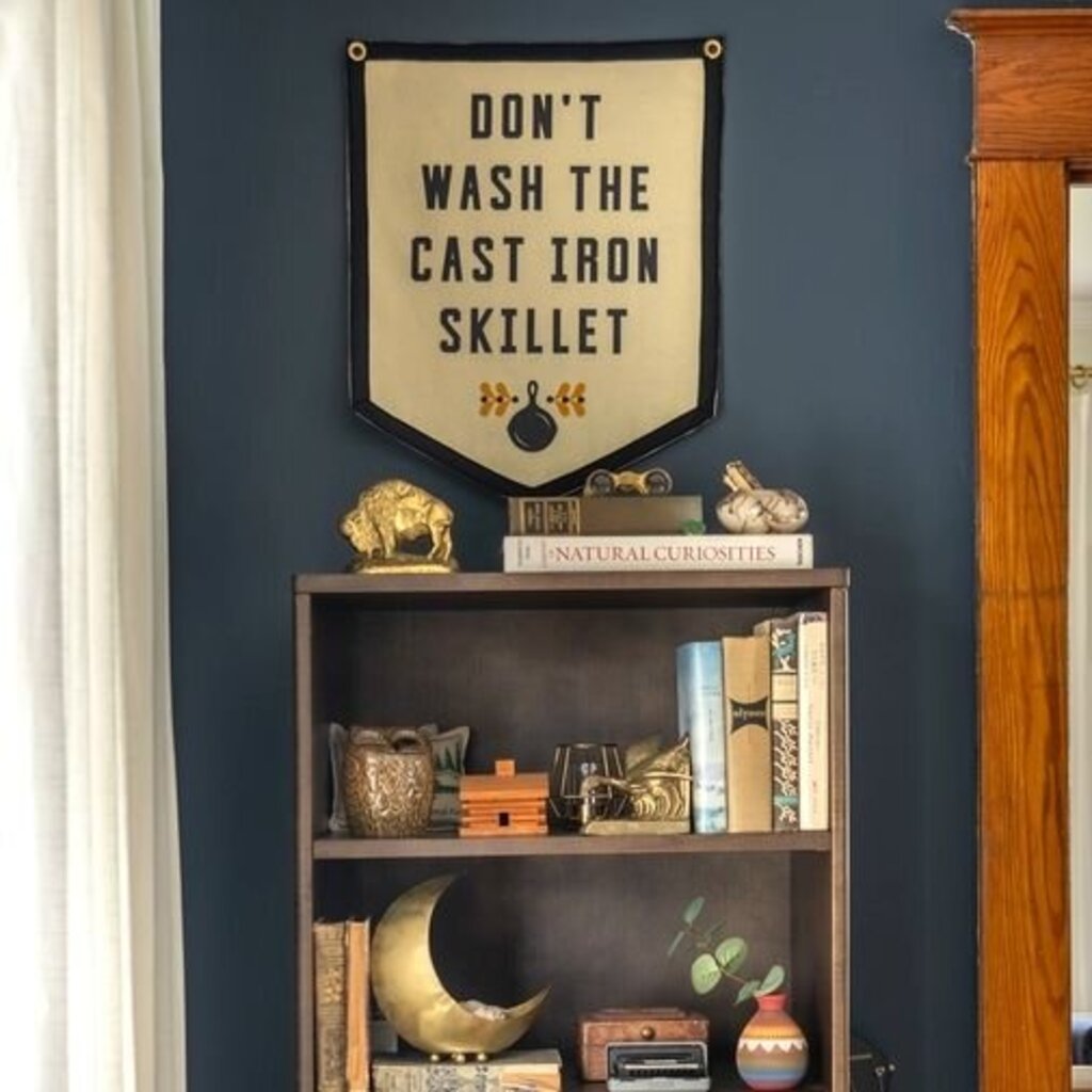 'Don't Wash The Cast Iron Skillet' Pennant Flag