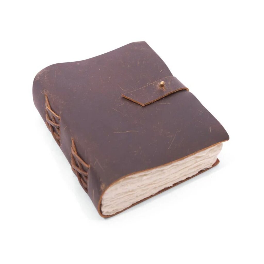 Oiled Chocolate Brown Leather Journal