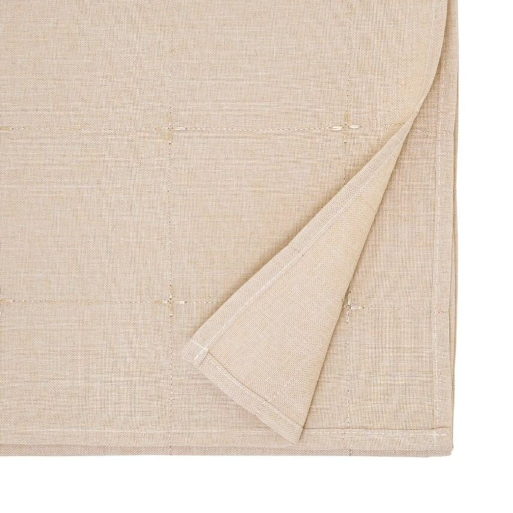 Cream Embroidered Table Runner