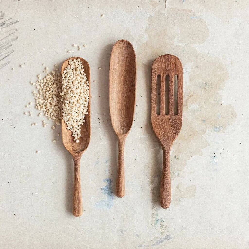 Carved Doussie Wood Spoon