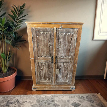 Beautiful Wood 2 Door Cabinet