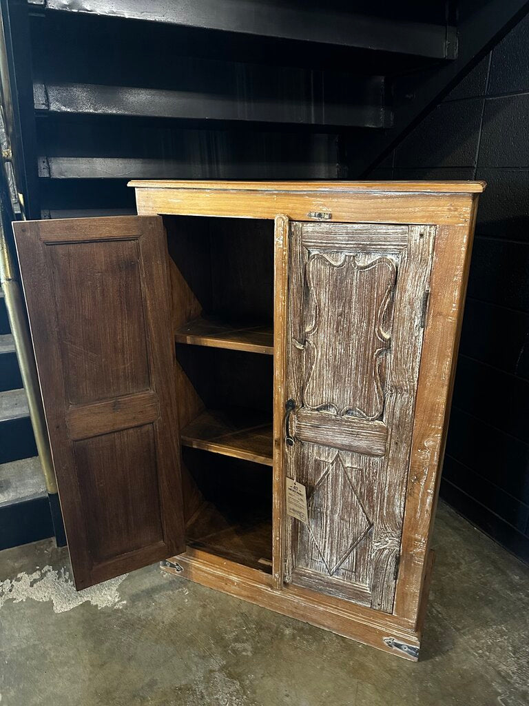 Beautiful Wood 2 Door Cabinet
