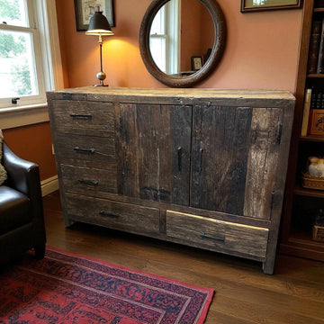 Gorgeous Rough Wood Cabinet