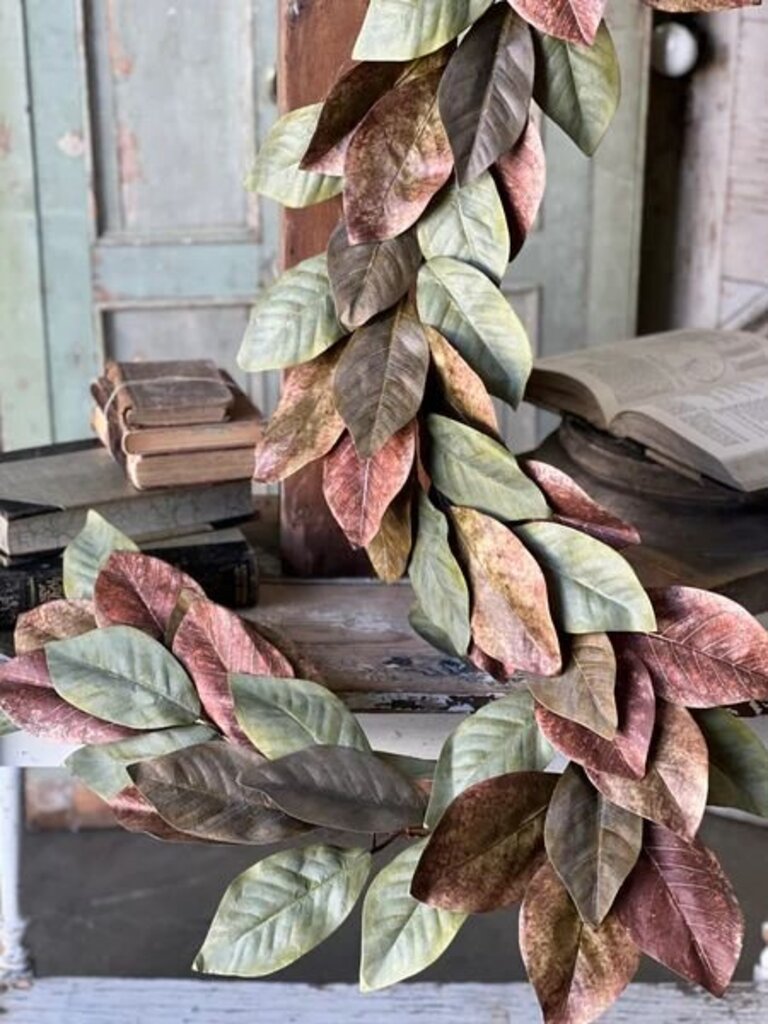 Painterly Magnolia Garland