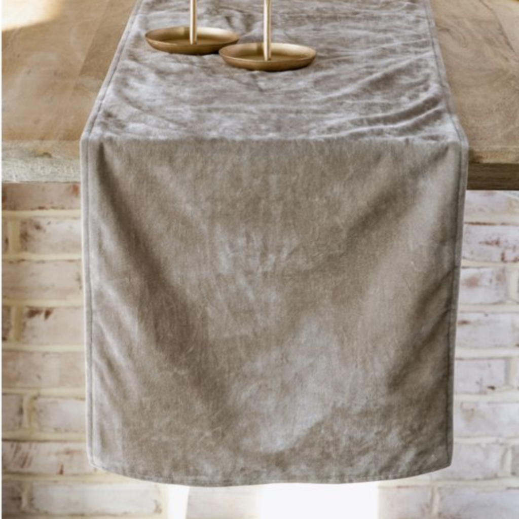 Velvet Latte Table Runner