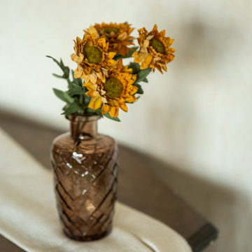 Golden Yellow Strawflower Pick