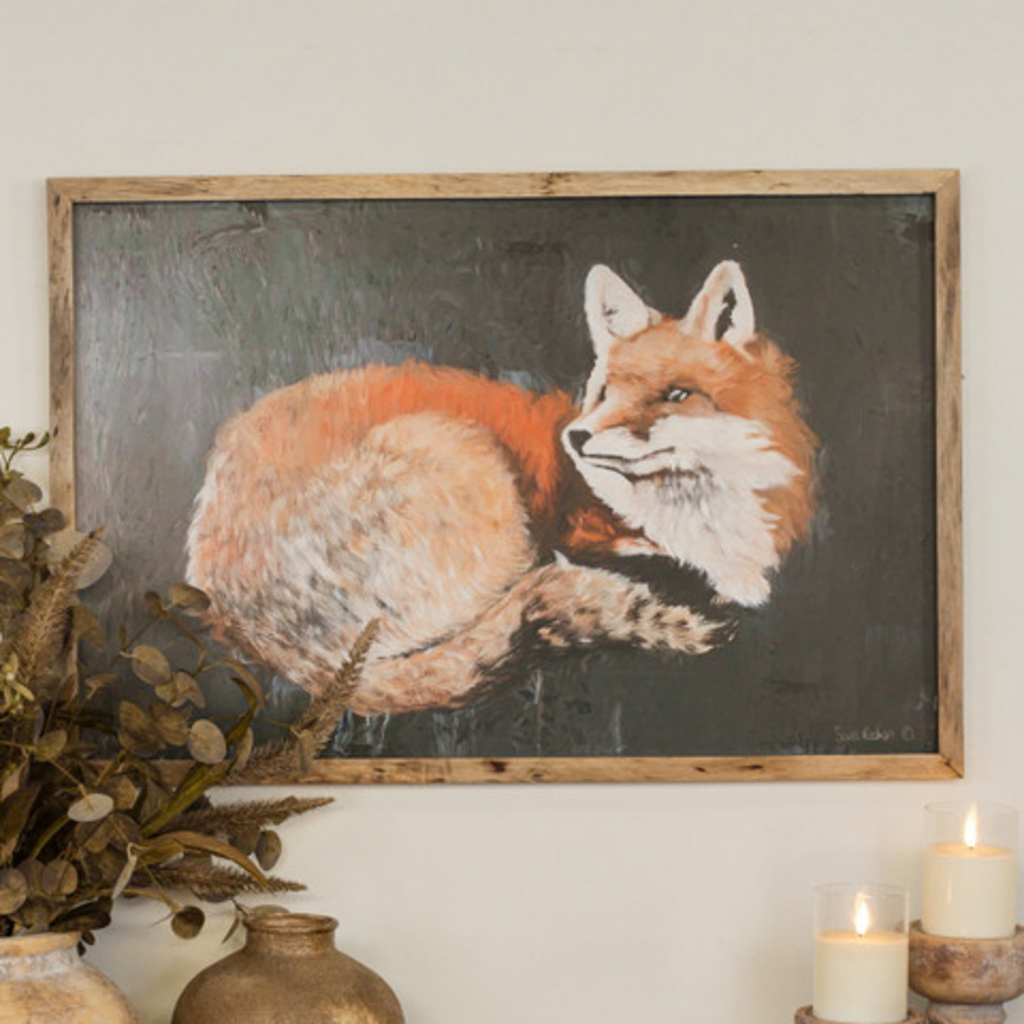 Beautiful Framed Fox Print