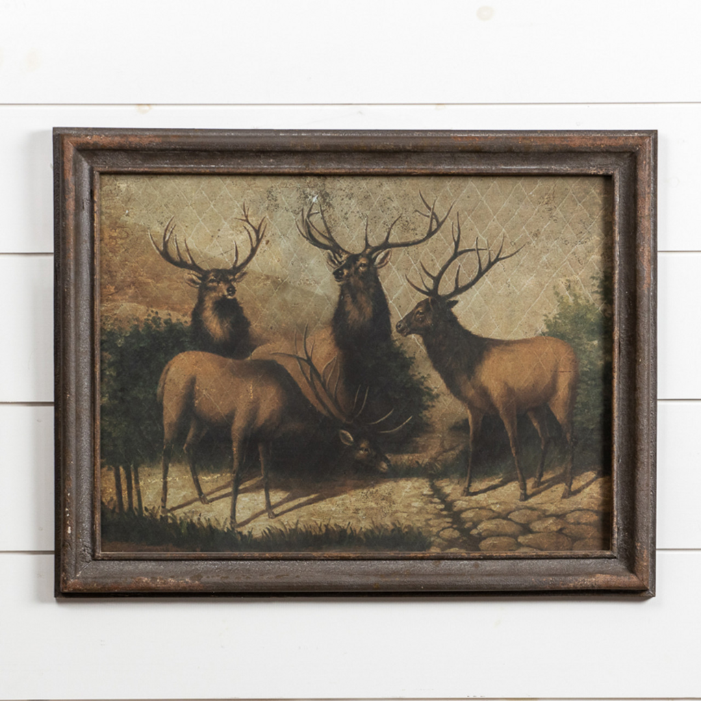 Stags Framed Picture