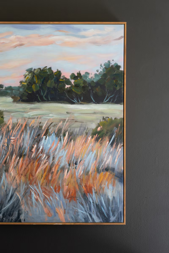 Colorful Grasslands Landscape Painting