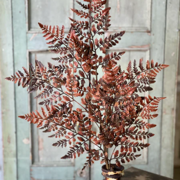 36" Autumnal Fern Spray- Russet