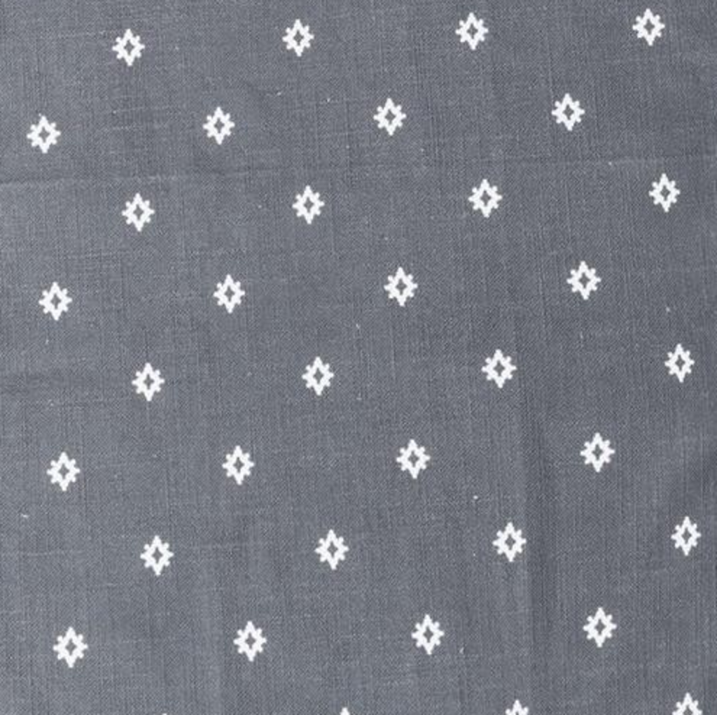 Blue Floral Motif Tea Towel