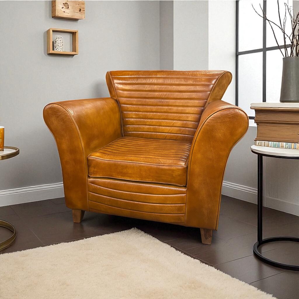 Genuine Leather Chair