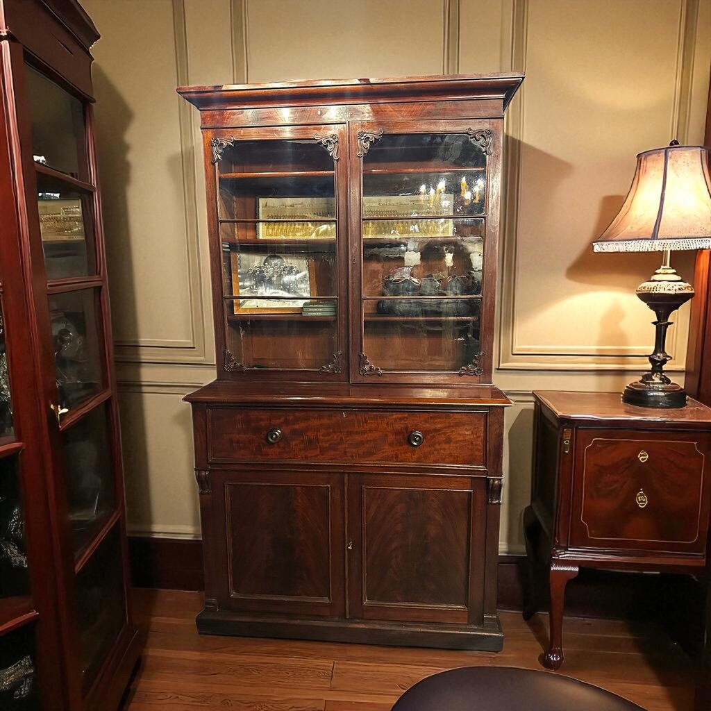 Flamed Mahogany Secretary