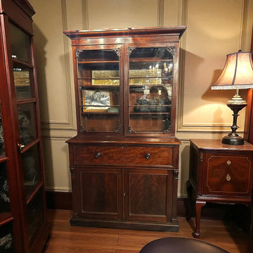 Flamed Mahogany Secretary