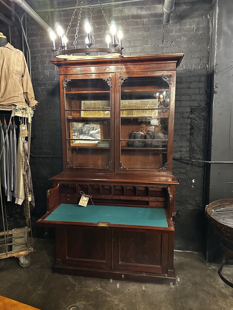 Flamed Mahogany Secretary
