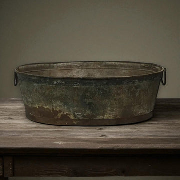 Vintage Zinc Basin