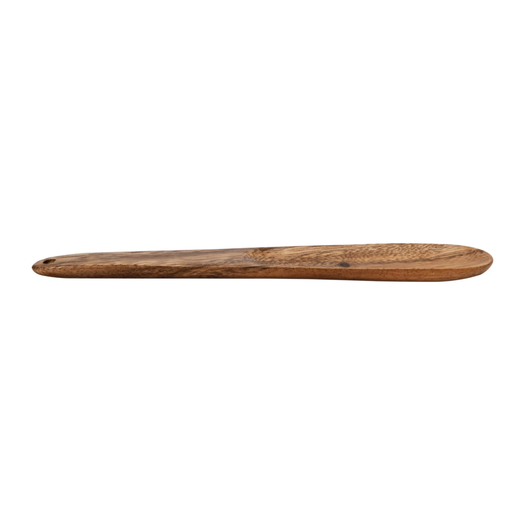 Modern Hand Carved Acacia Wood Scoop
