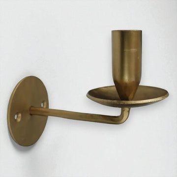 Ascot Brass Taper Wall Sconce