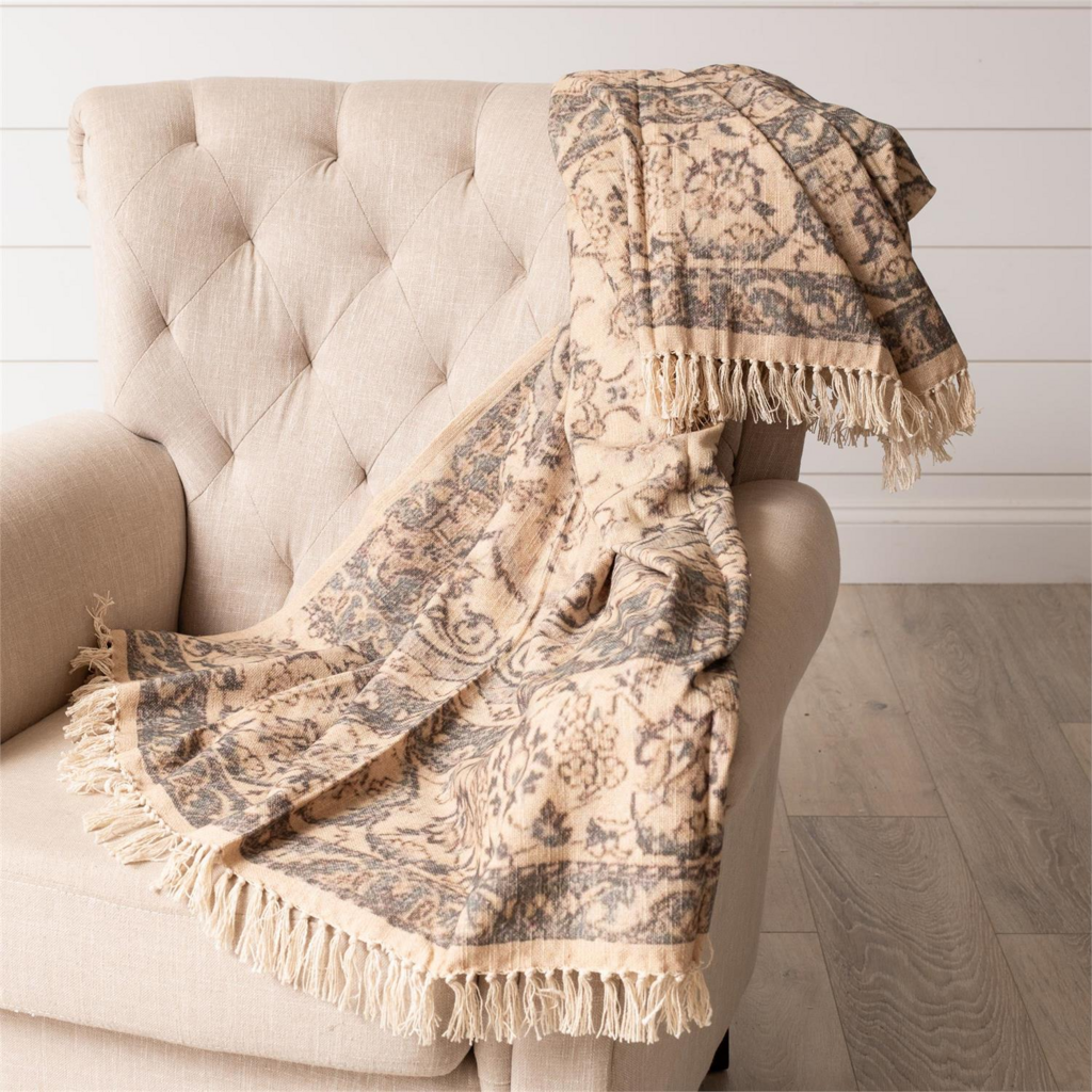 Antique Rug Style Throw