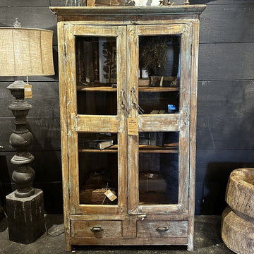 Reclaimed Wood 2 Door/2 Drawer Cabinet