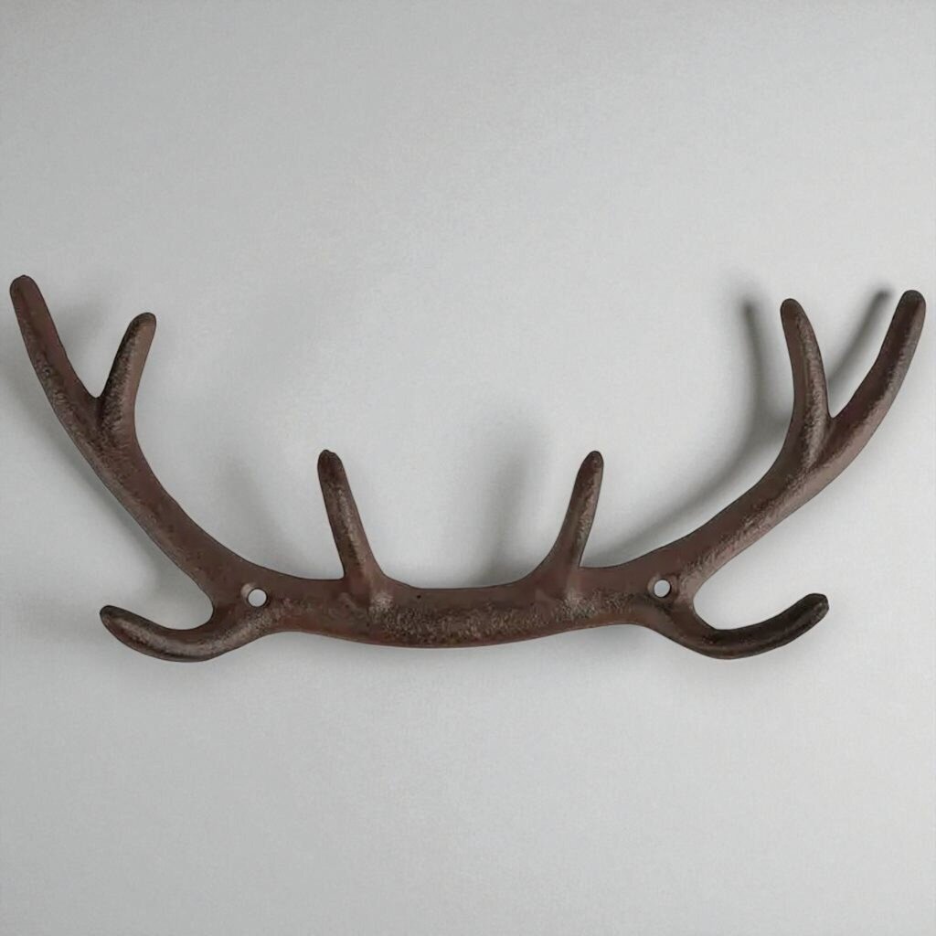 Cast Iron Antler Hook