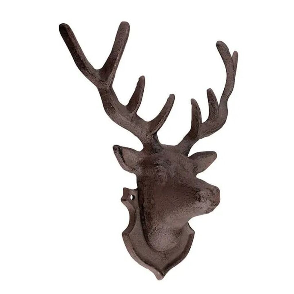 Amazing Cast Iron Deer Wall Decor