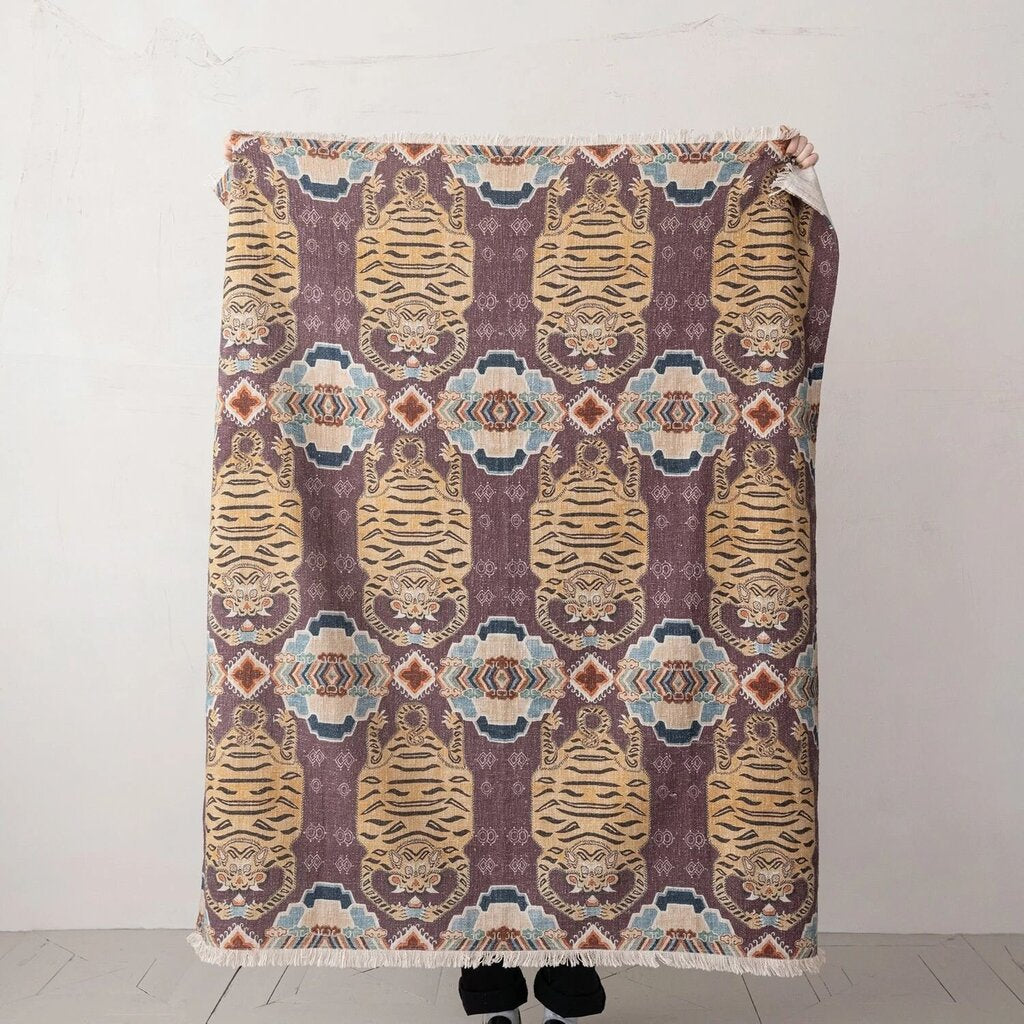 Tibetan Tiger Pattern Throw