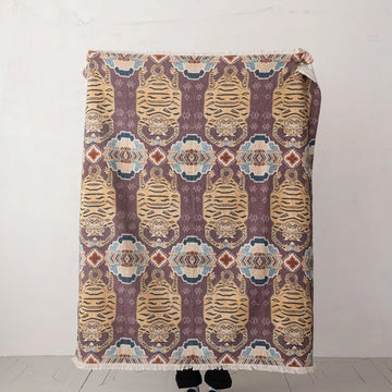 Tibetan Tiger Pattern Throw