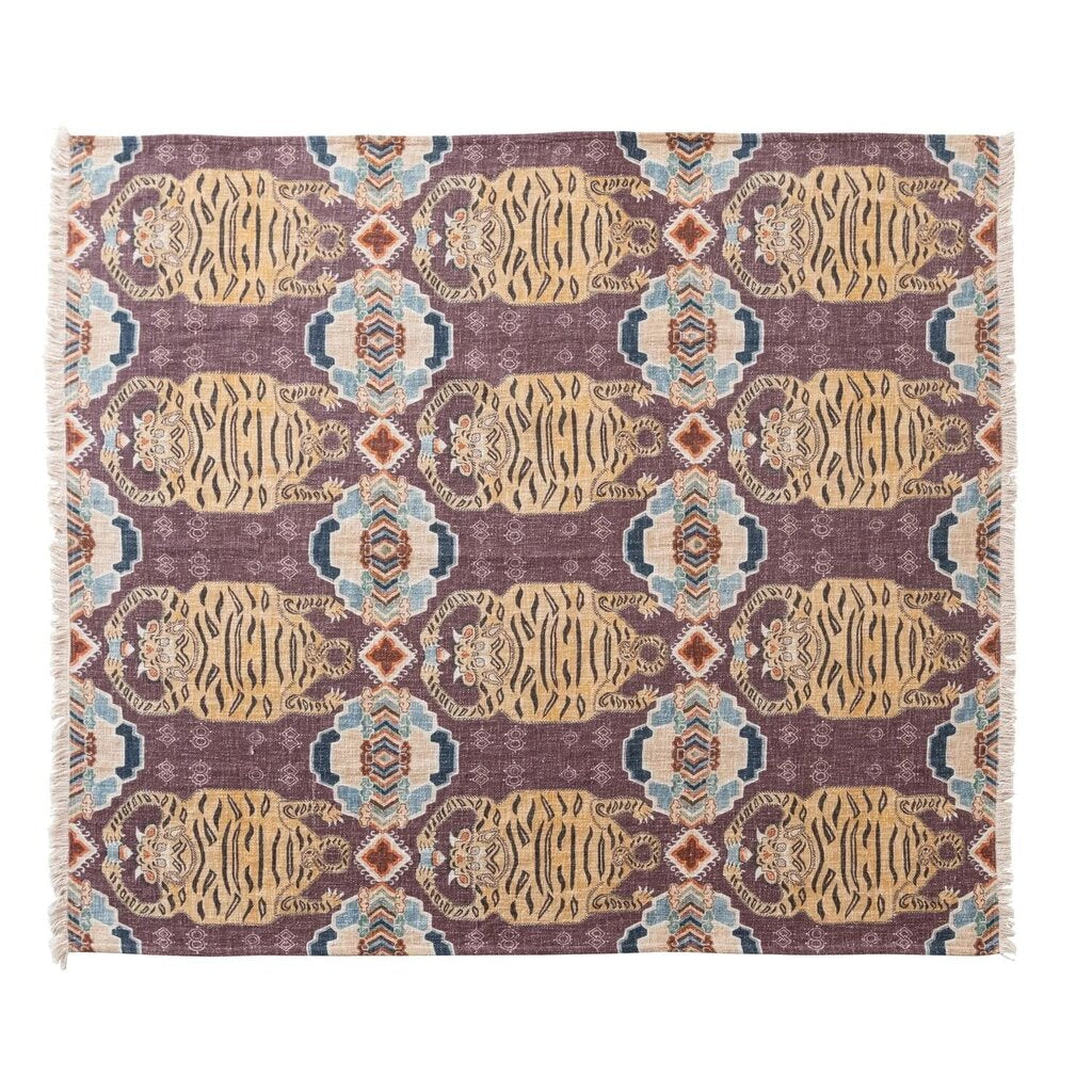 Tibetan Tiger Pattern Throw