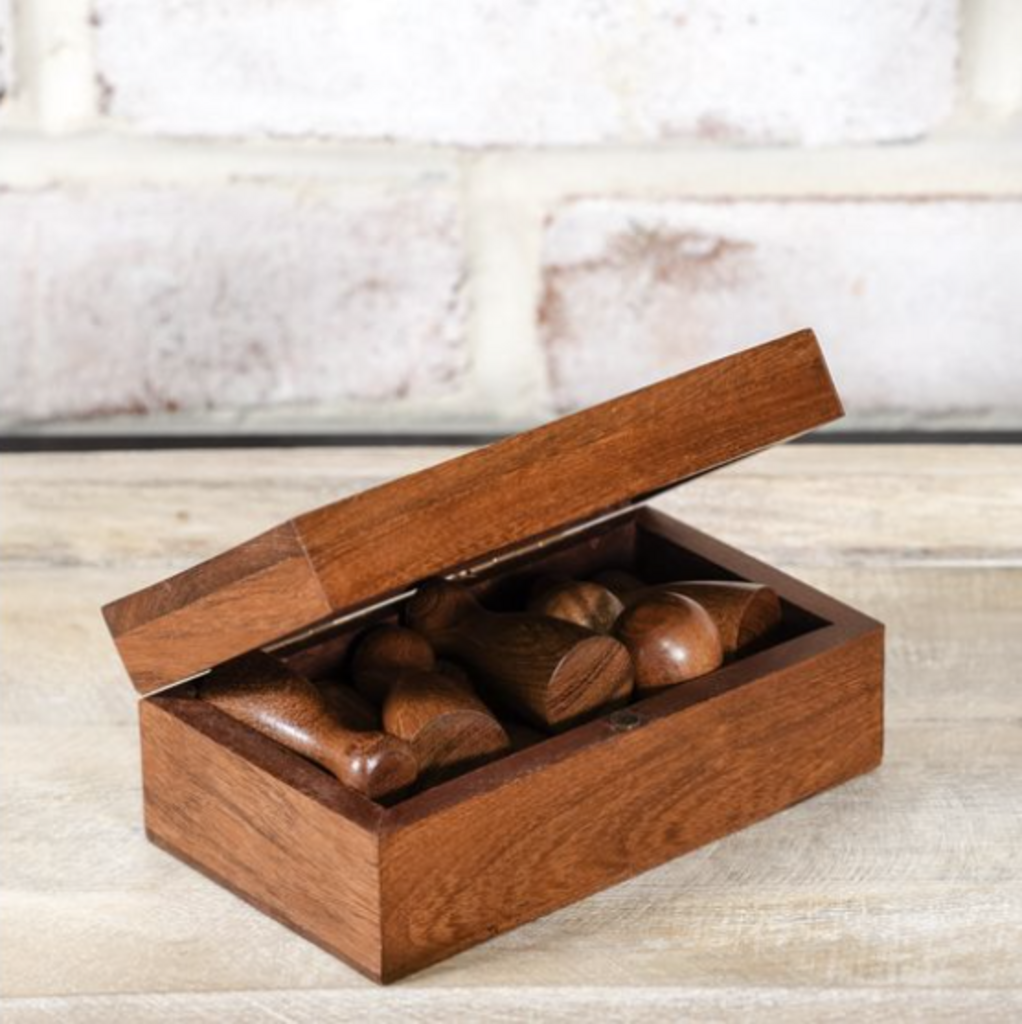 Acacia Wood Bowling Game